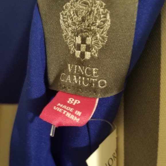 NWT* Vince Camuto One Ruffle Shoulder Dress - Picture 6 of 6